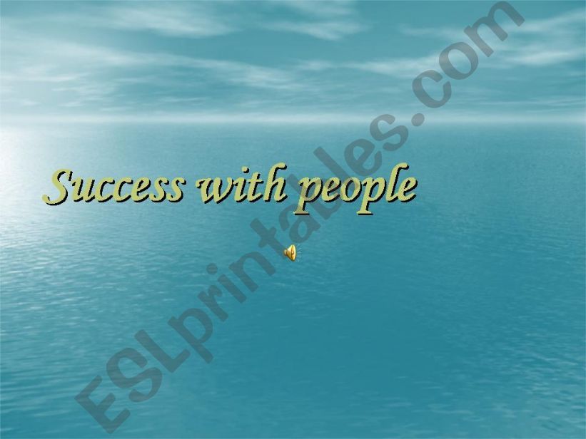 success with people powerpoint