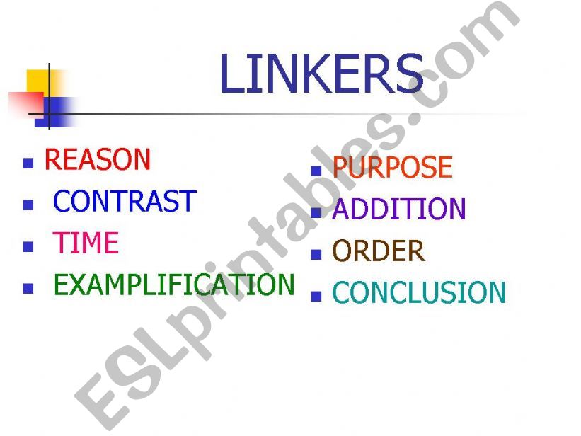 Linkers powerpoint