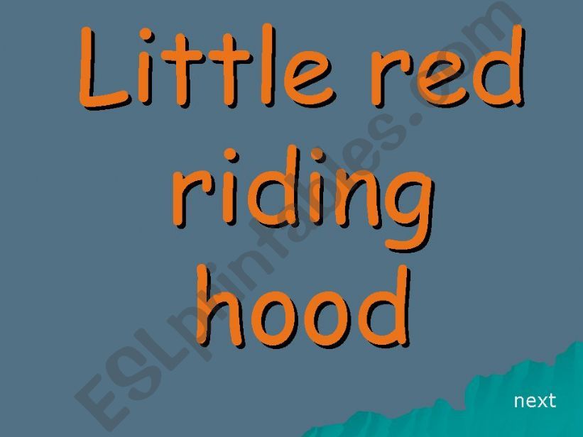 little red riding hood powerpoint