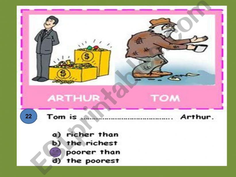 Comparative-Superlative Test (Part 4 of Part 4)