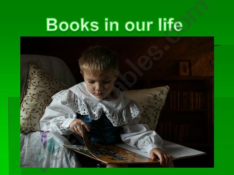 Books in our life powerpoint
