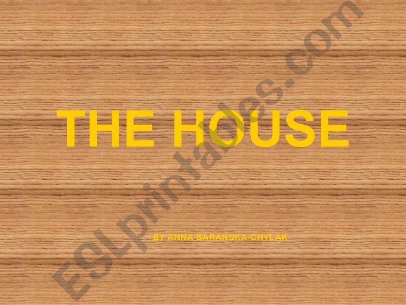 house-rooms and furniture powerpoint
