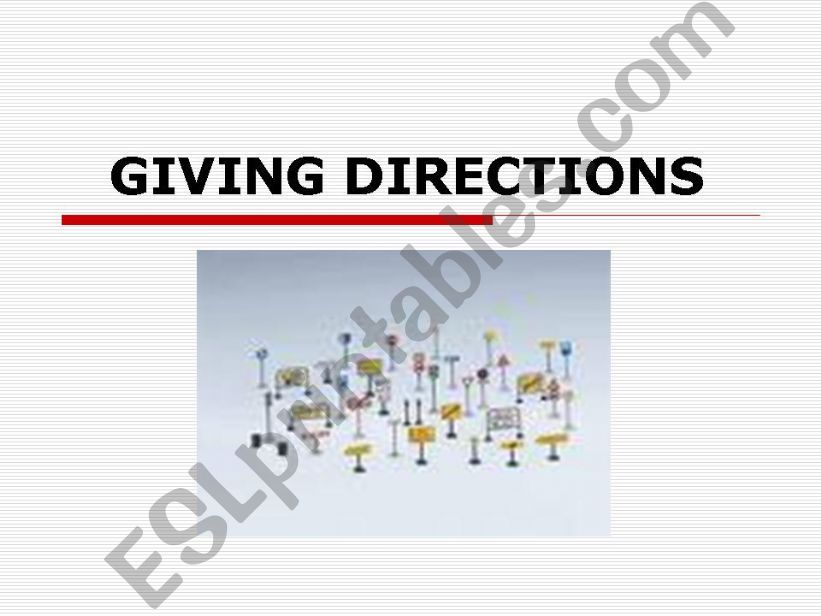 directions powerpoint