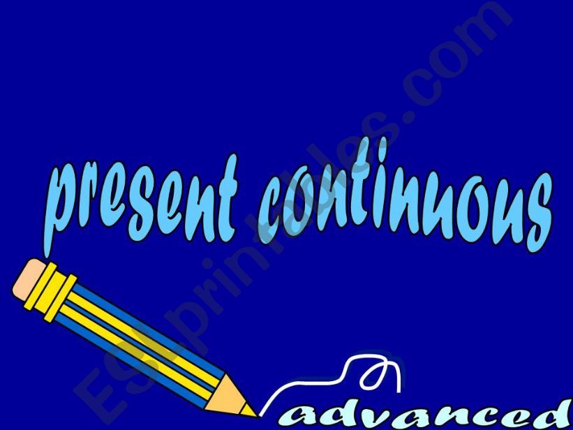 Present Continuous - grammar powerpoint