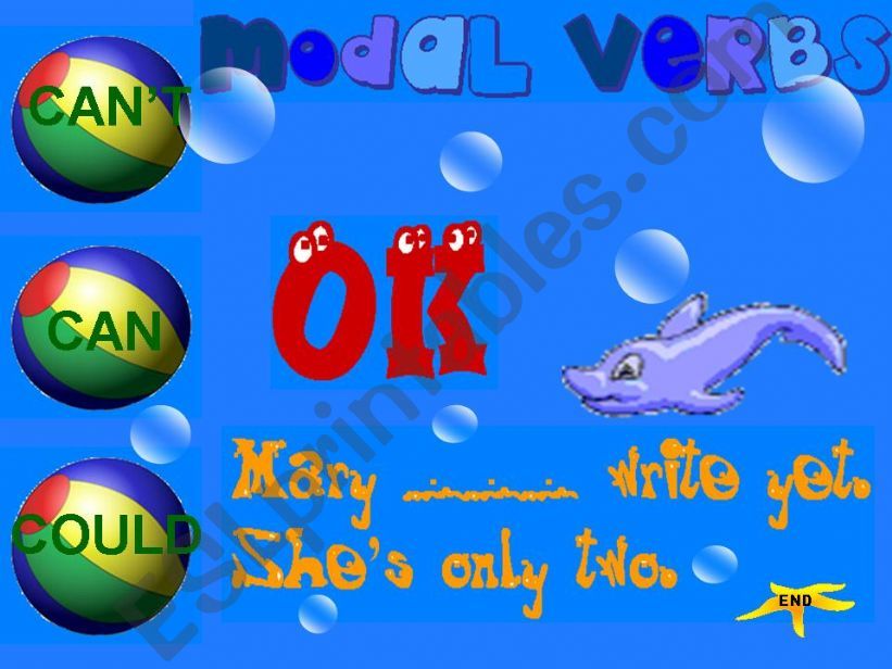 Modal Verbs - Game powerpoint