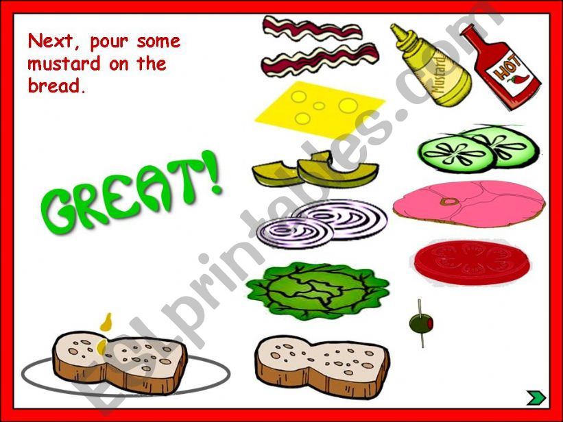 Food Vocabulary 2 -  (2/4) powerpoint