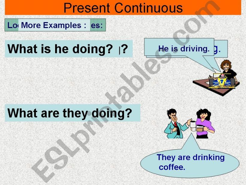 Present Continuous powerpoint