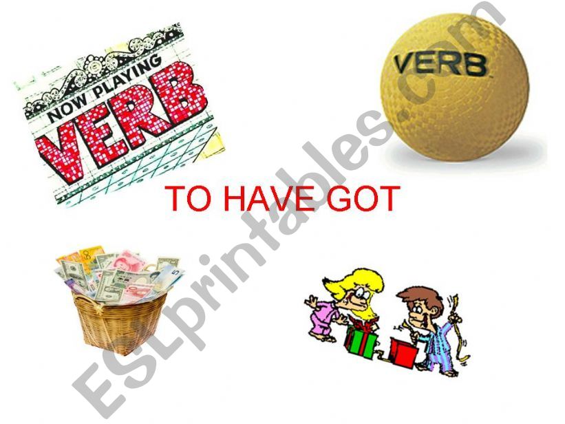 verb to have got and possessive adjectives