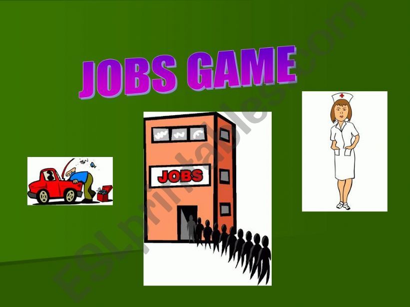 jobs game powerpoint