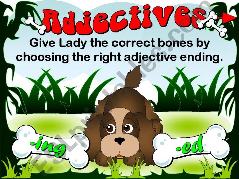 Adjectives (-ed / -ing) - Game