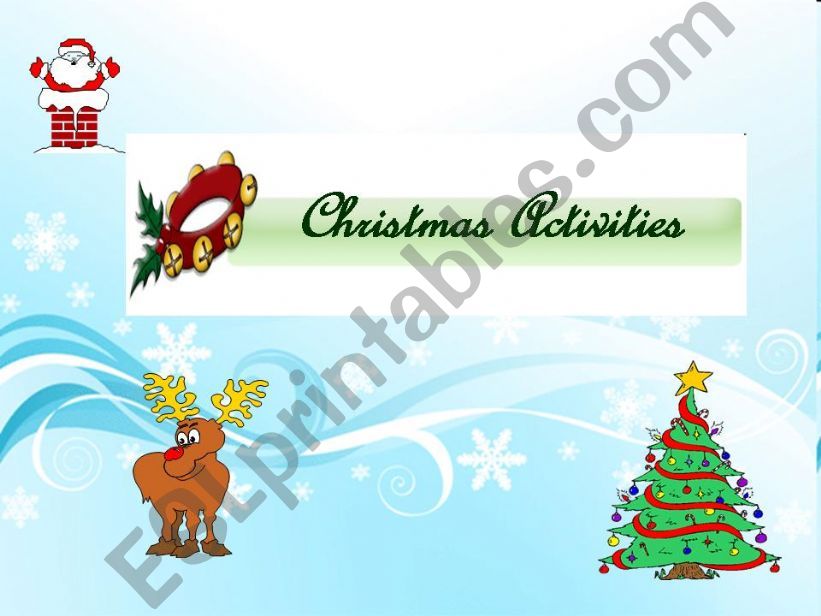 Christmas Activity powerpoint