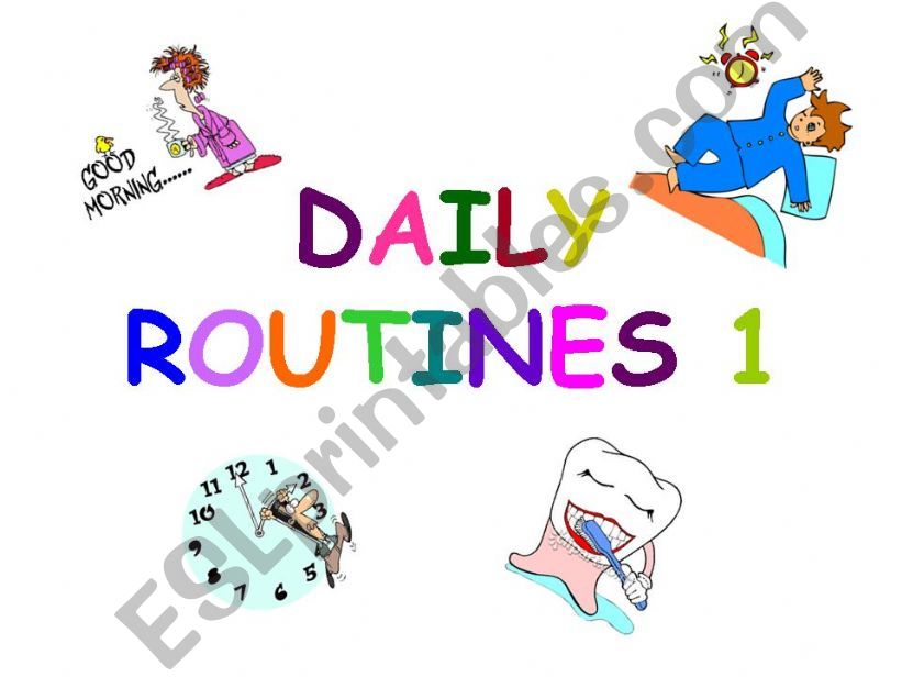 daily routines1 powerpoint