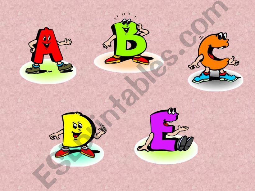 Alphabet powerpoint