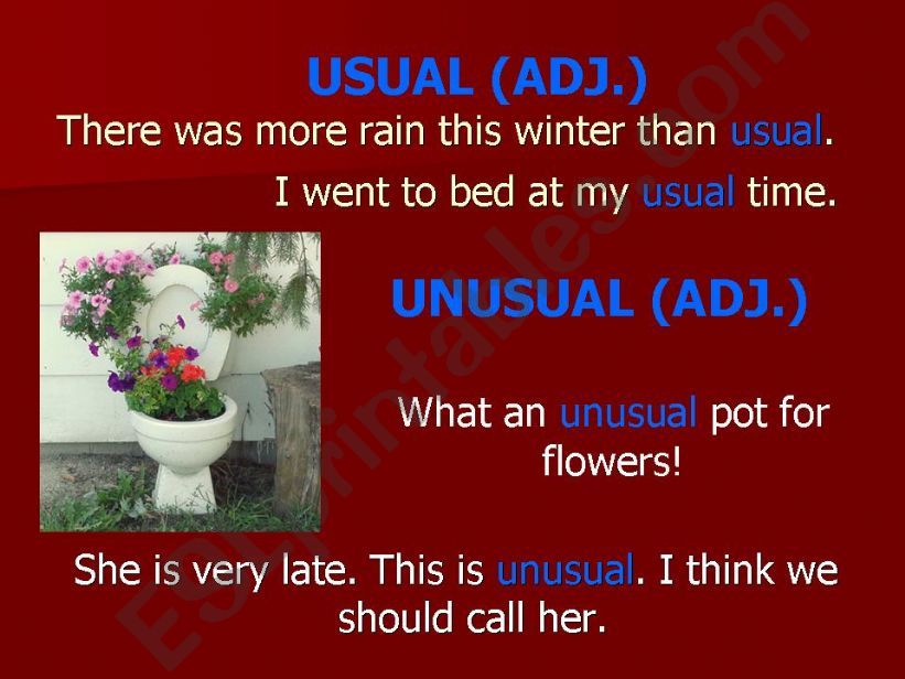 Vocabulary - PART 2 powerpoint