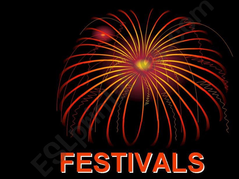 Writing about Festivals - PART 1