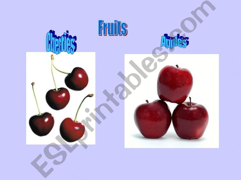 Fruits powerpoint