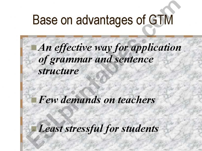 ESL English PowerPoints Grammar Translation And Audio