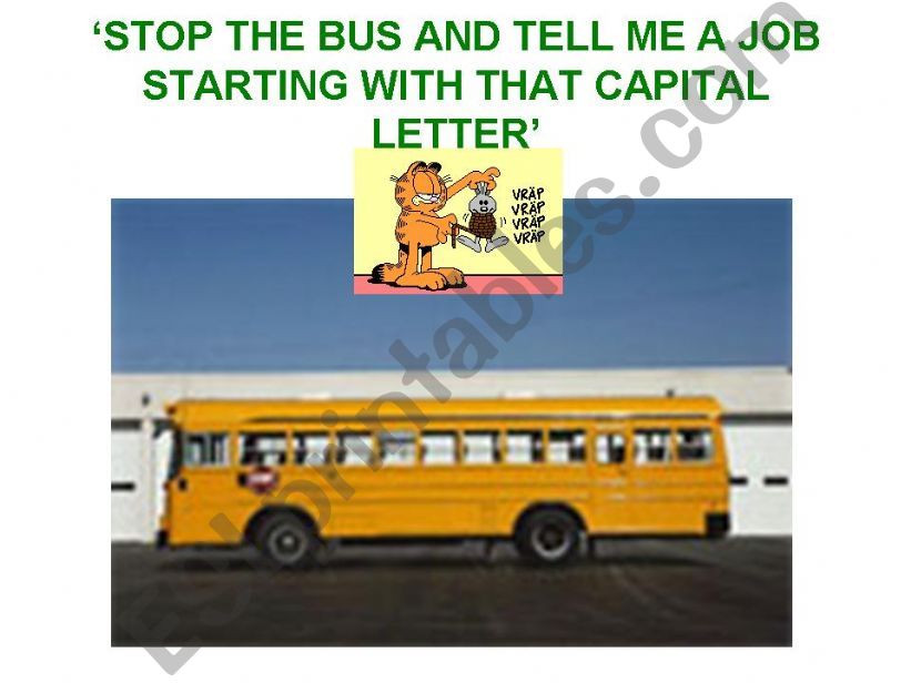 Stop The Bus powerpoint