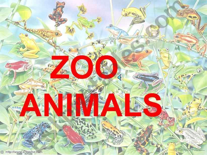 animals in the zoo powerpoint
