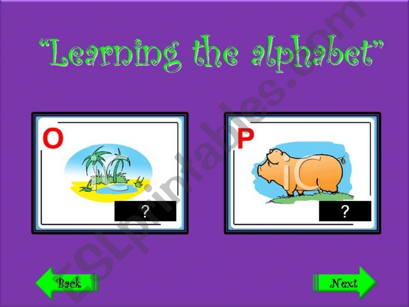 Alphabet powerpoint