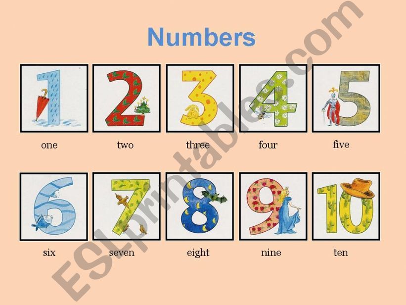 numbers powerpoint