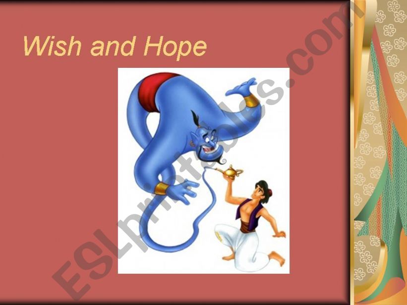 Wish and Hope powerpoint