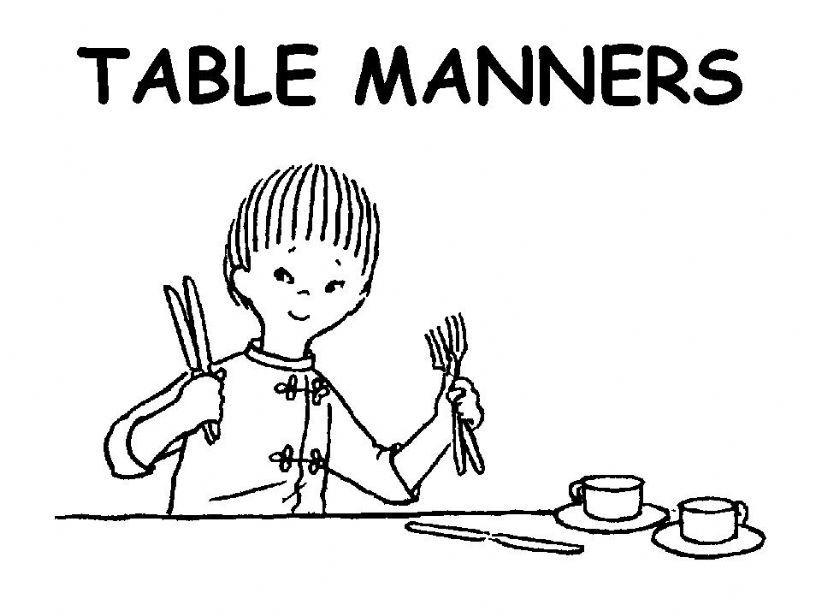 Table Manners powerpoint