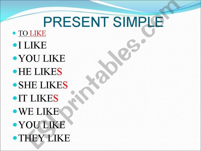 PRESENT SIMPLE powerpoint