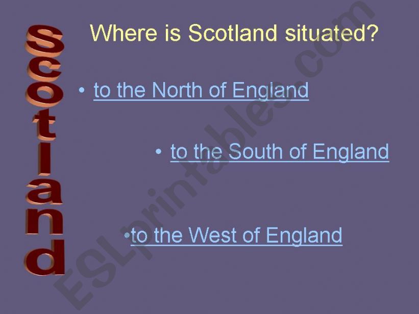 Scotland Quiz powerpoint