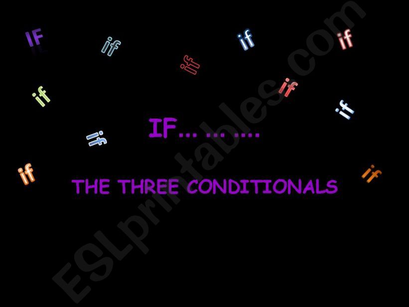 !conditionals! powerpoint