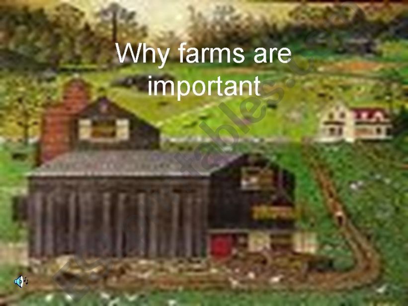 why farms are important powerpoint
