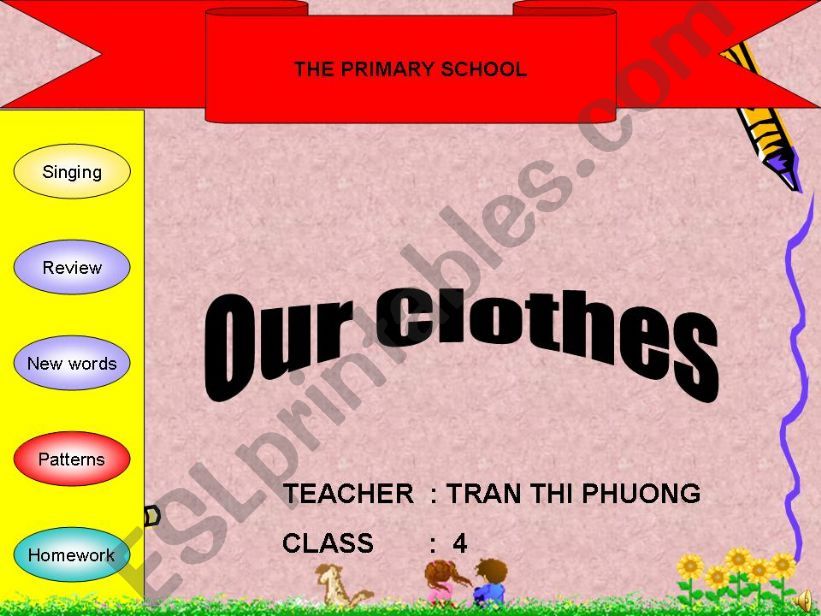Our clothes powerpoint