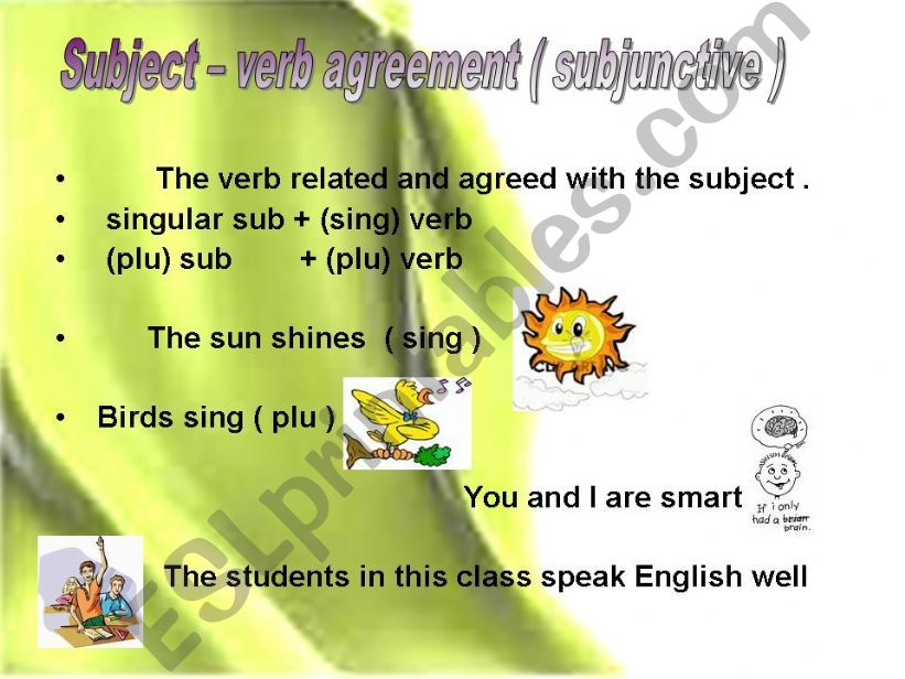 subject-verb powerpoint