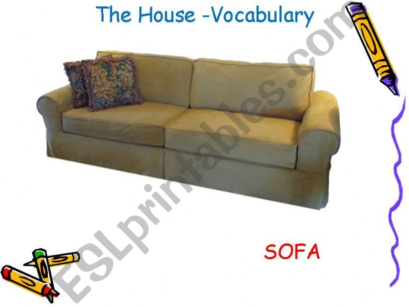 The House - vocabulary powerpoint