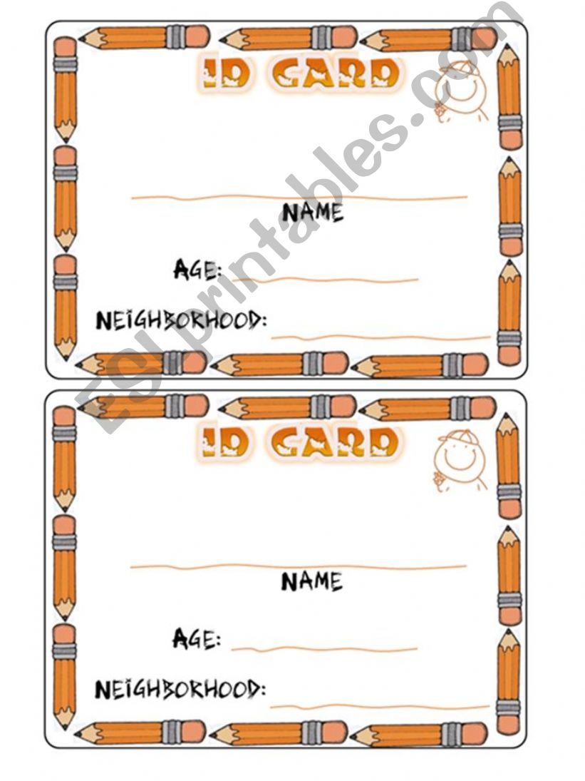 ID Cards boys powerpoint