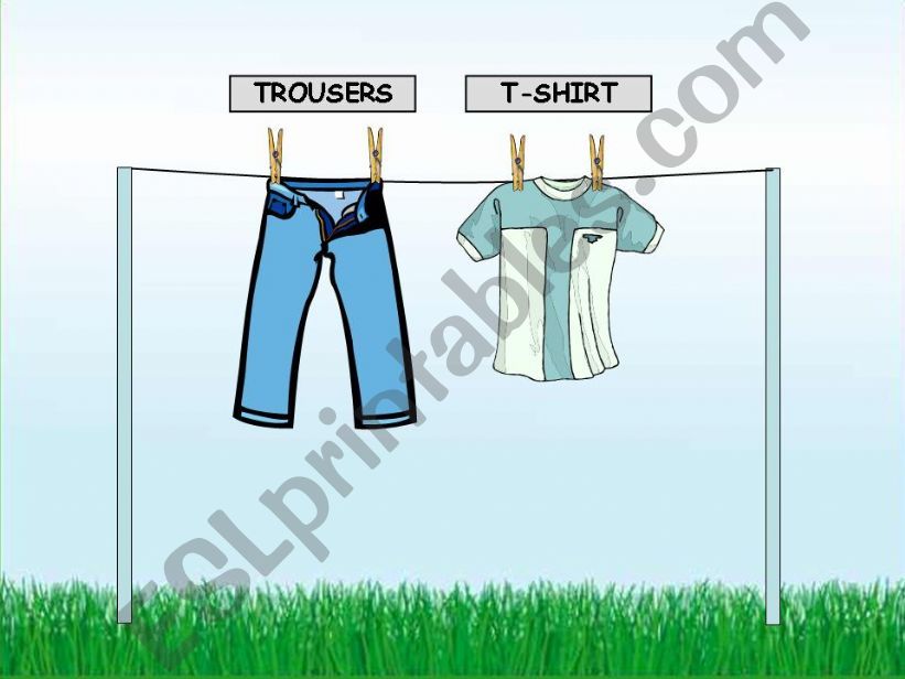 CLOTHES  powerpoint