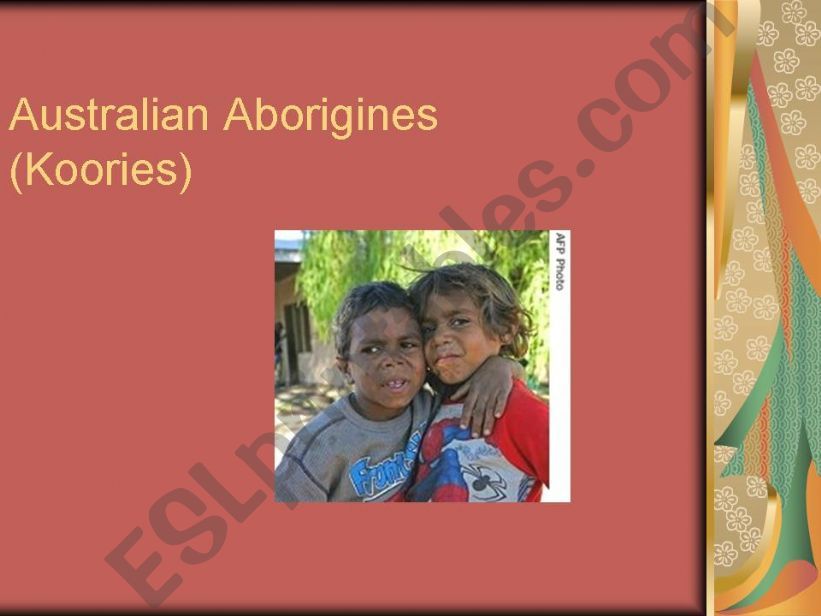 Australian Aborigines powerpoint