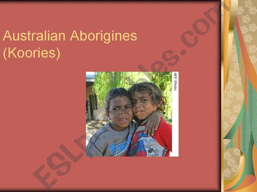 Australian Aborigines powerpoint