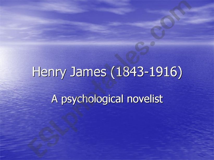 henry james powerpoint