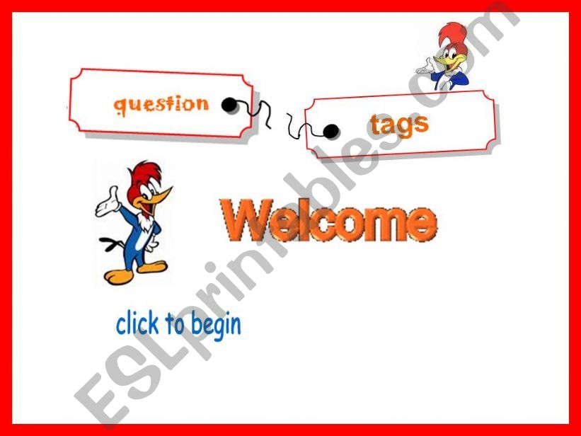 Question-tags powerpoint