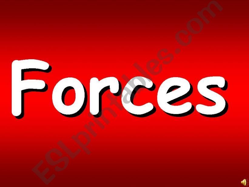 Forces powerpoint