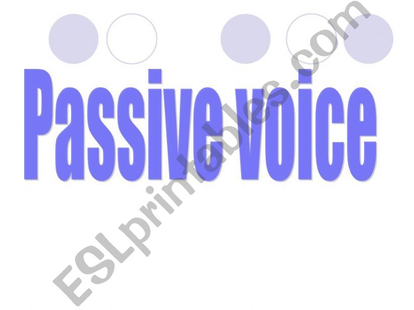 Passive voice powerpoint