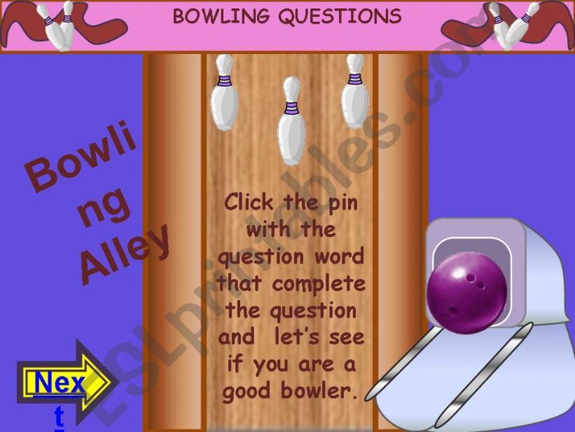 Bowling question powerpoint