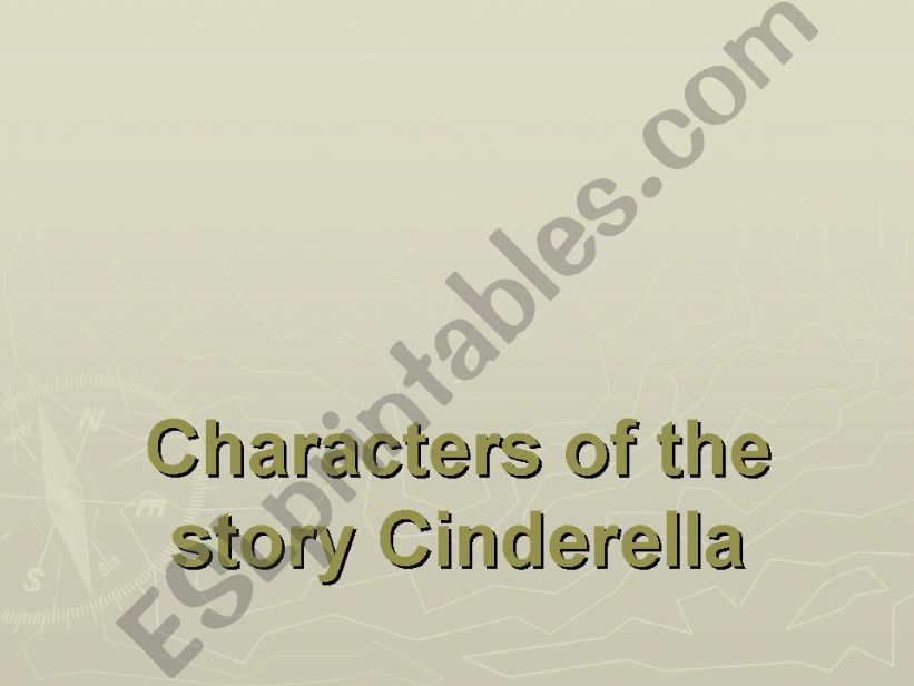 descriptions of the characters in Cinderella