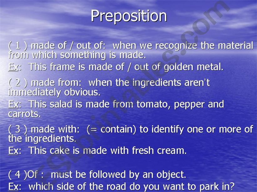 prepositions powerpoint