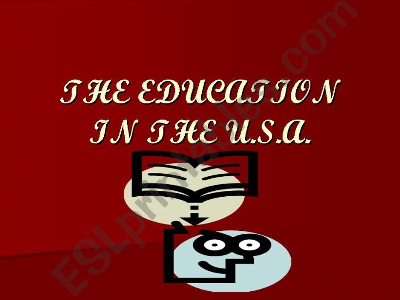 Education in the USA powerpoint