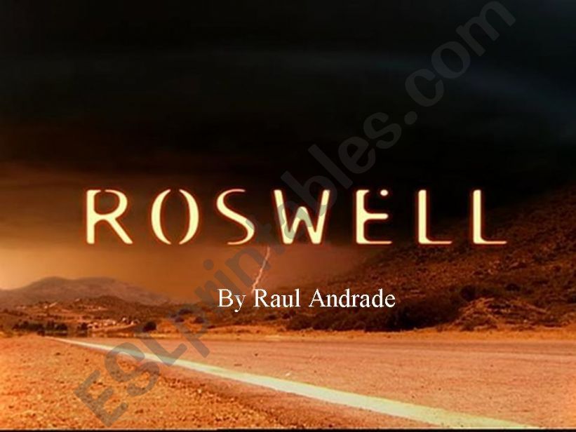 Roswell Presentation powerpoint