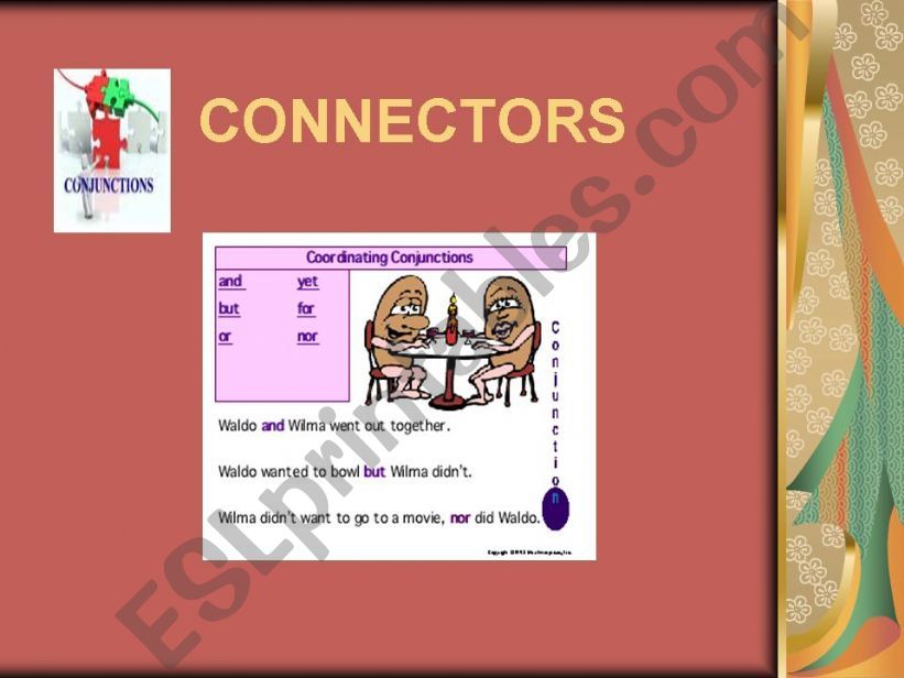 PowerPoint on the connectors 