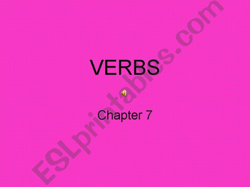 Verbs powerpoint