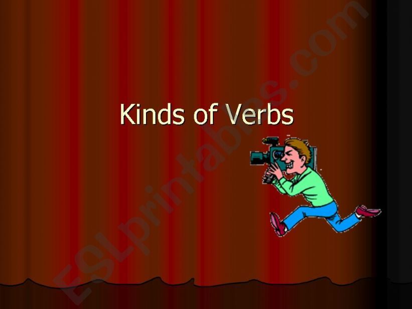 Kind of verbs powerpoint